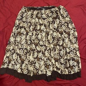 BROWN SKIRT